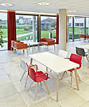 UNIVERSO FRAME CHAIR 4L LWM P, UNIVERSO FRAME CHAIR 4L LWM P, SAN SIRO MEETING TABLE LWM, SAN SIRO TABLE LWM RD, WZC De Ril, Middelkerke, Belgium