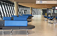 Terminal soft seating, Volpino, Lyon-Saint-Exupry Airport, France