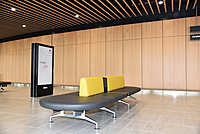 Terminal soft seating, Lyon-Saint-Exupry Airport, France