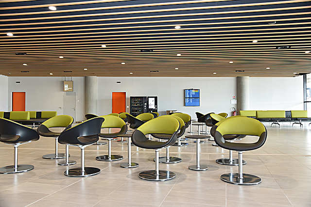 Terminal soft seating, Volpino, Lyon-Saint-Exupry Airport, France