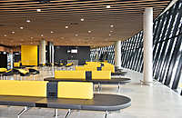 Terminal soft seating, Volpino, Lyon-Saint-Exupry Airport, France