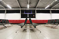 VTRAVEL BENCH, Flughafen Schnefeld, Berlin, Deutschland