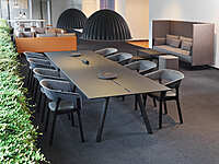 CREVA MEETING TABLE RCG, NJORD ARMCHAIR 4L LGW FL, Infocenter Hallenberg