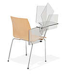 TRIO FRAME CHAIR 4L W